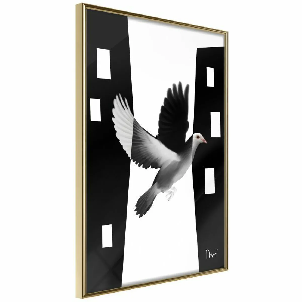 Paris Prix Affiche Caught in Flight - Multicolore