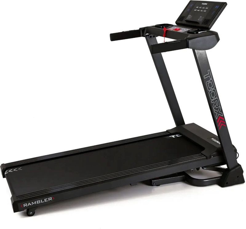 Toorx Fitness RAMBLER-B Loopband - Inklapbaar - 64 Trainingsprogramma's - 16 km/h - LED Scherm - Met Hellingsfunctie