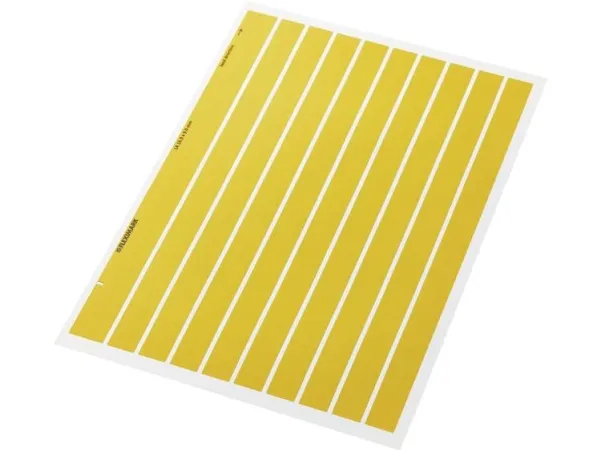 Lapp FLEXIMARK LA label, Gul, Polyester, 16,9 mm, 3100 stk, -40 - 150 °C, ETIM 5.0 Class-ID: EC001288 ETIM 6.0 Class-ID: EC001288