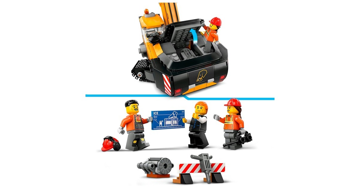 LEGOCity - Gele graafmachine Constructiespeelgoed  (60420)