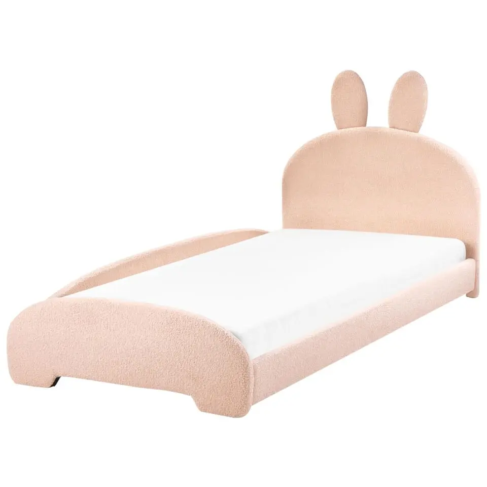 PERROS - Kinderbed - Beige - 90 x 200 cm - Bouclé