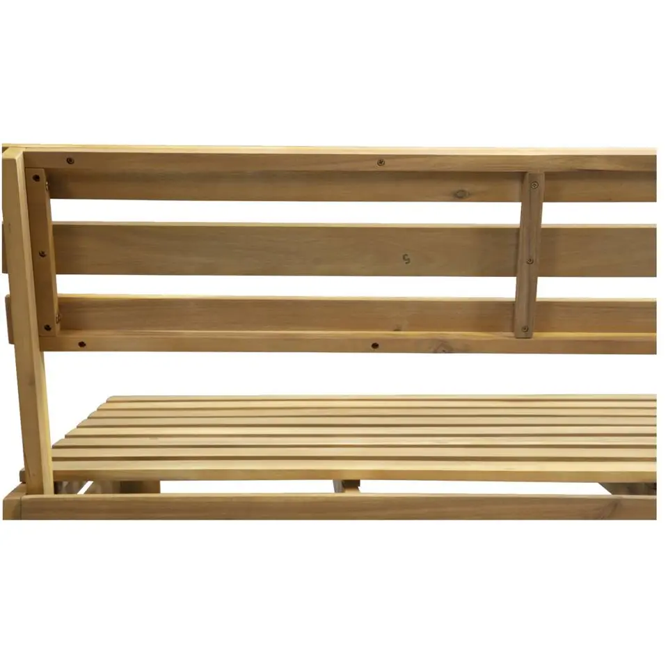 Palletbank Perugia - naturel - 70x120x86 cm
