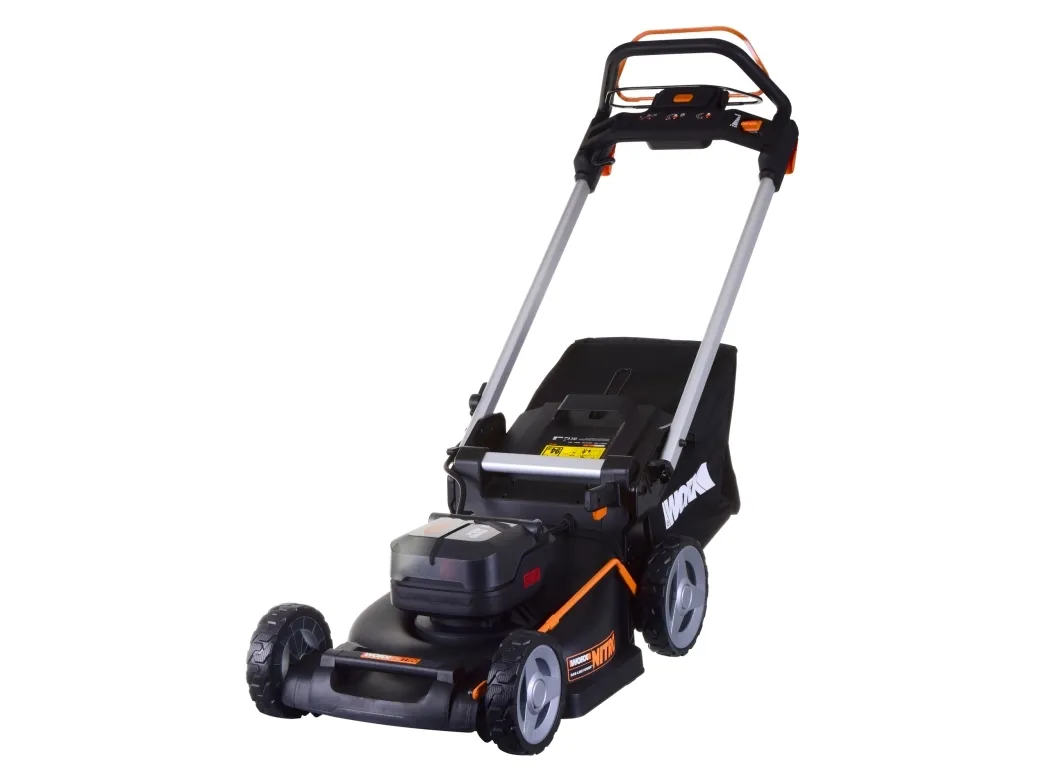 WORX WG749E, Skubbe plæneklipper, 46 cm, 2 cm, 8 cm, 55 L, Batteri