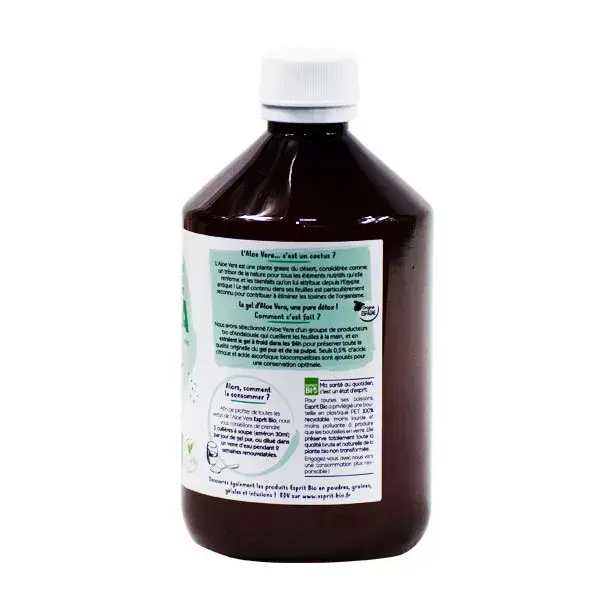 Bebida Esprit Orgânica de Aloe Vera 500ml