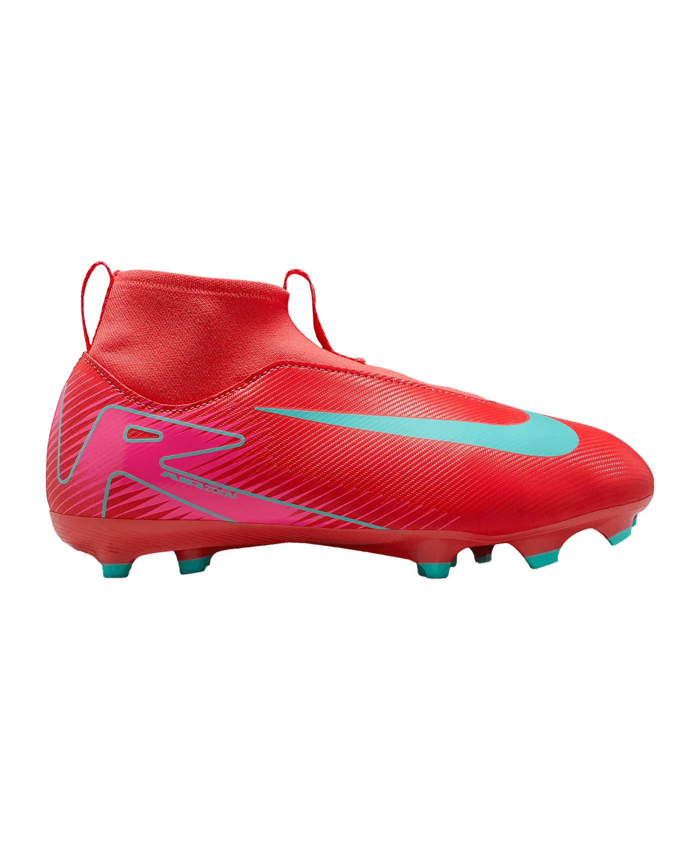 Nike Jr Air Zoom Mercurial Superfly X Academy MG Mad Energy Kids Rot F800