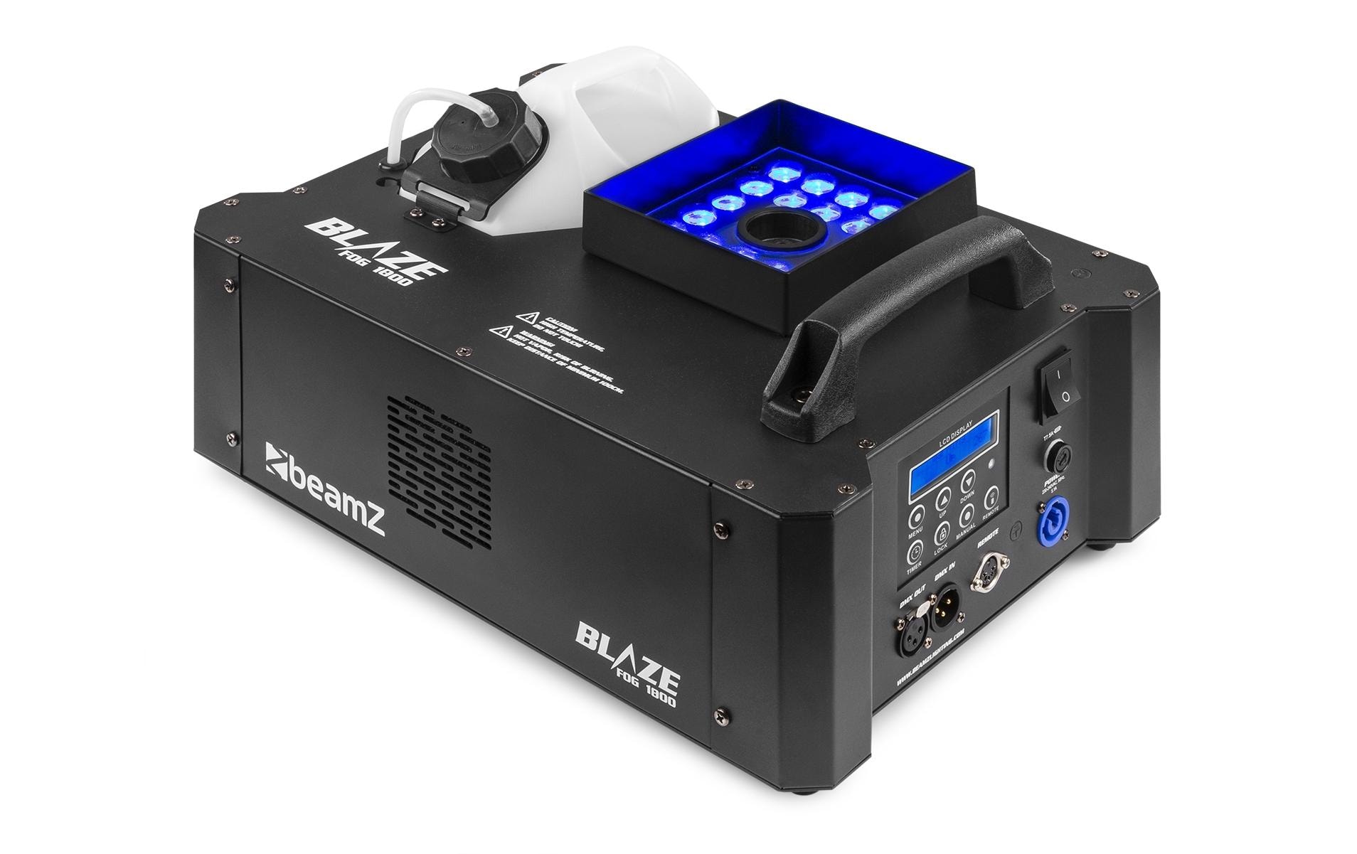 Nebelmaschine BLAZE1800<br>Professionelle Nebelmaschine mit genau richtiger Menge Nebelausstoss