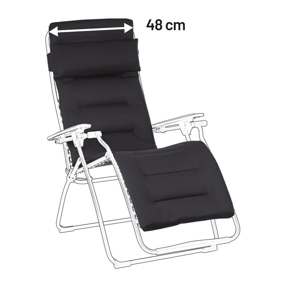 Relaxliege Ersatzteilset - 48 cm Rsx/Futura AirComfort® Schwarz Acier