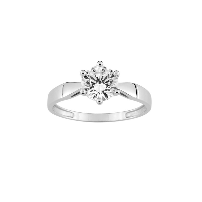 Bague femme - Oxyde de zirconium - Or 9 Carats