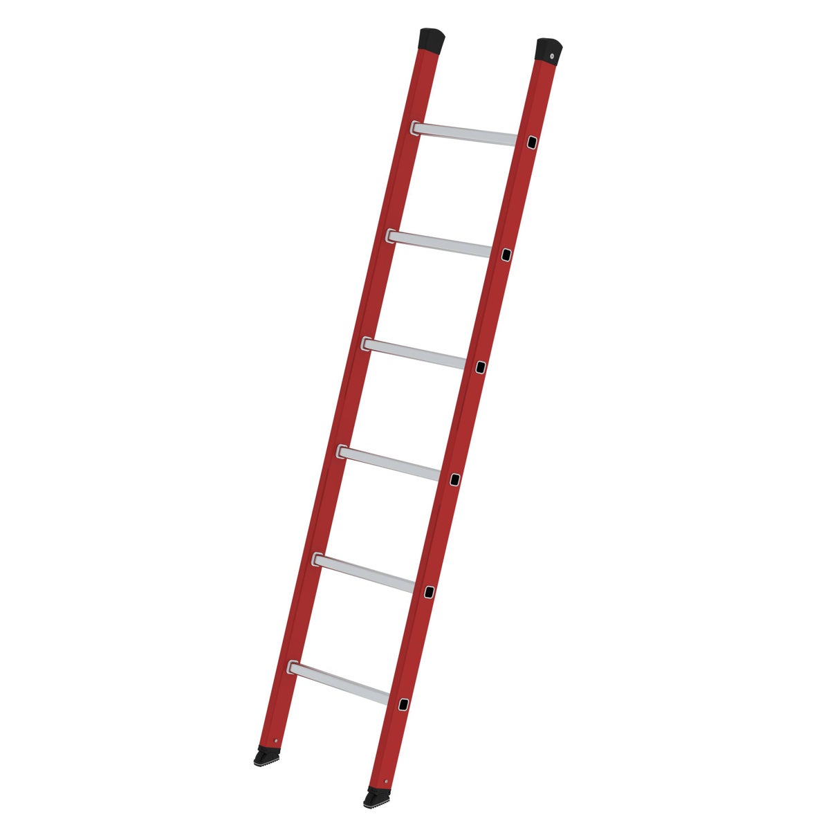 PROREGAL sportladder, GVK & aluminium, zonder dwarsbalk, 6 sporten