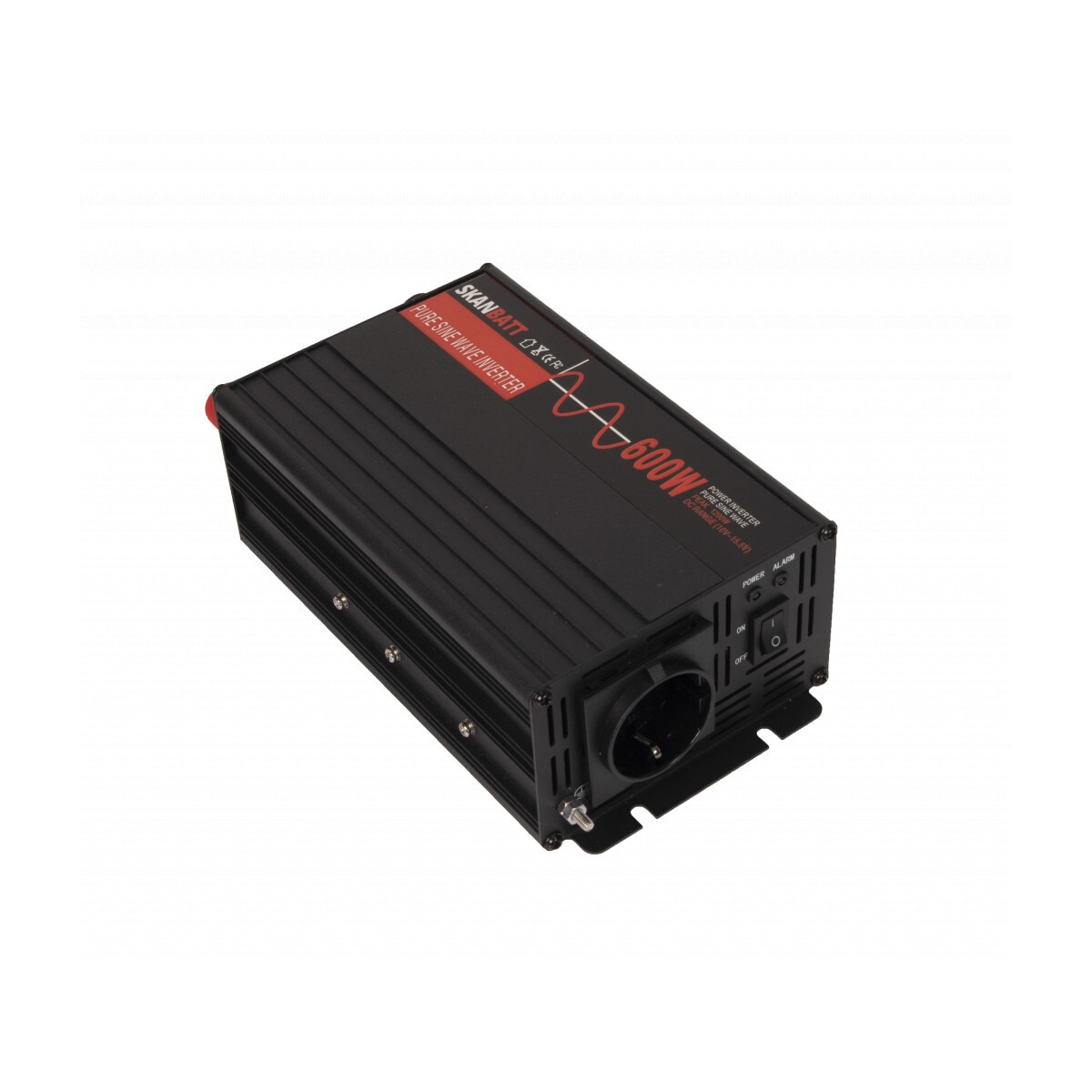 SKANBATT Inverter 12V 600W (1200W) Slim Ren Sinus Rev.2