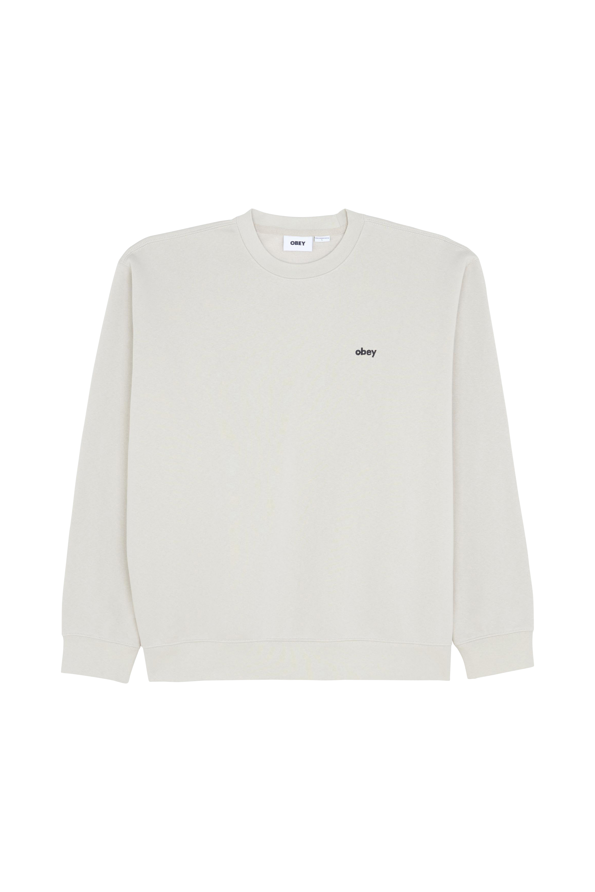OBEY Sweatshirt  OBEY ALWAYS CREW Beige