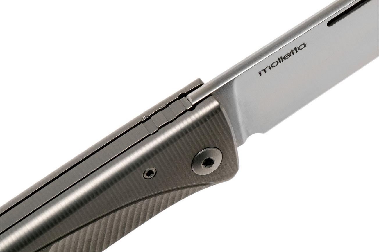 LionSteel Thrill grey titanium integral slipjoint zakmes