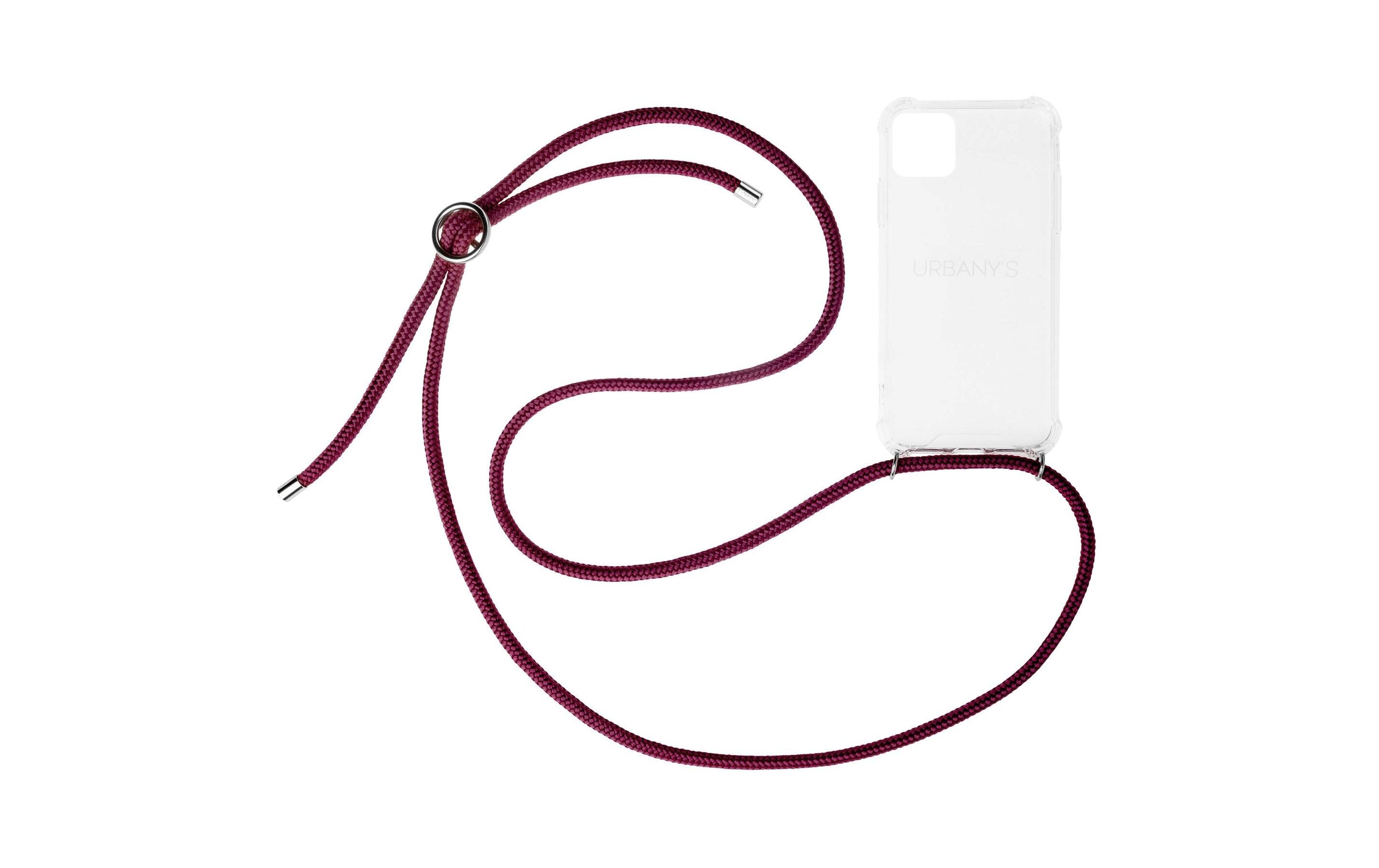 Necklace Case iPhone 15 Red WineSchutzhülle mit Handykette für das Apple iPhone 15