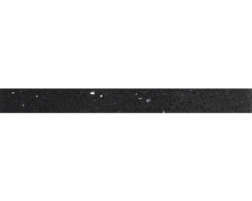 Voet van zwarte kwartssteen, 6 x 60 cm