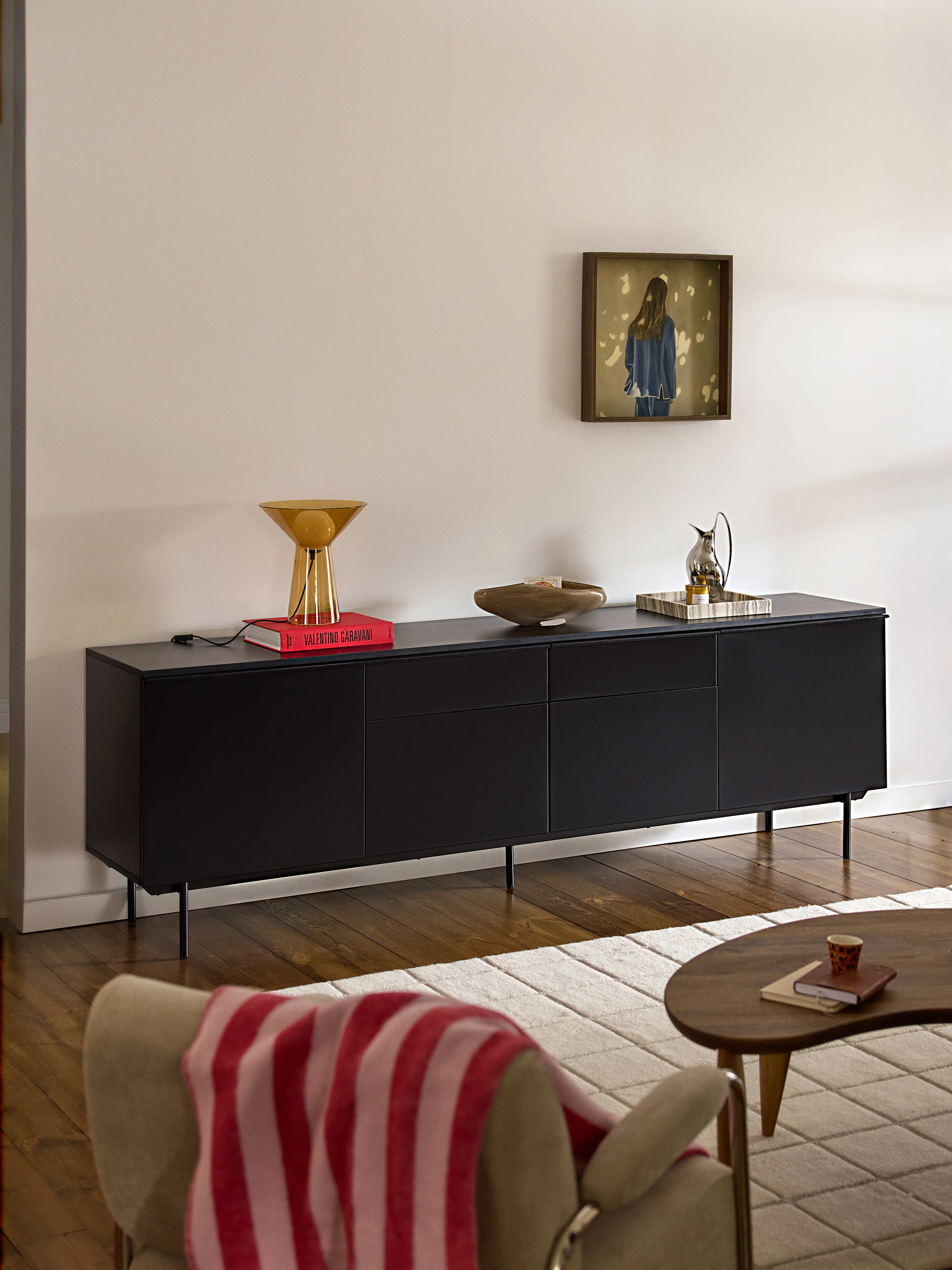 Grote houten dressoir Elona