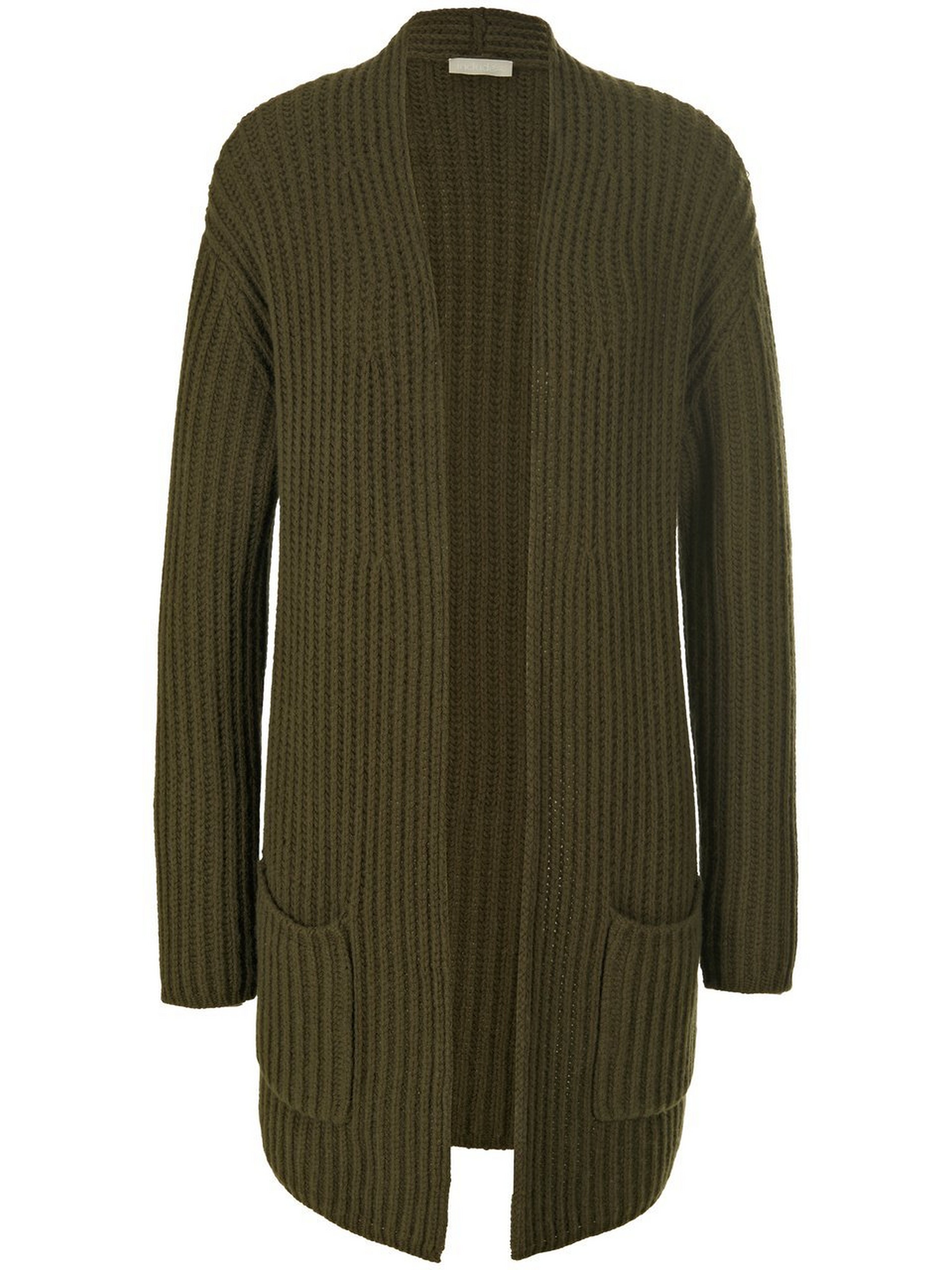 Long-Strickjacke
