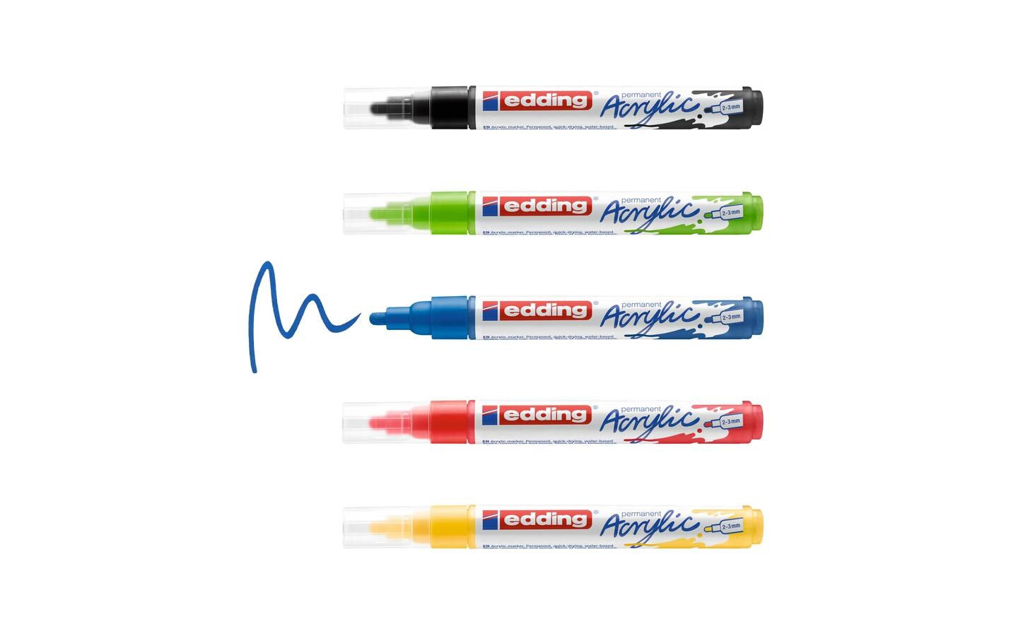 Acrylstift Set mit 5 TeilenFür ein einfaches und spontanes Malen