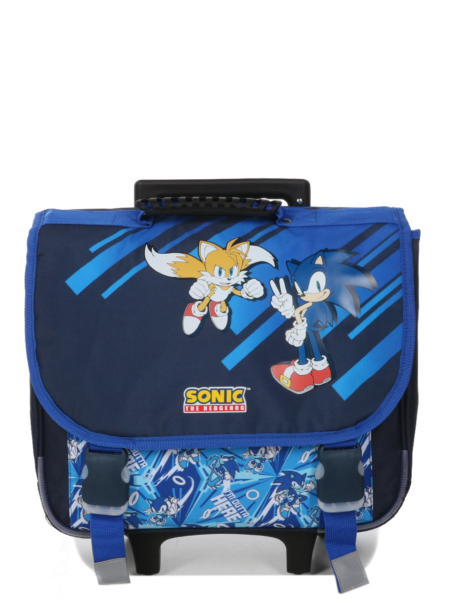 Cartable À roulettes Sonic & Tails 38 cm