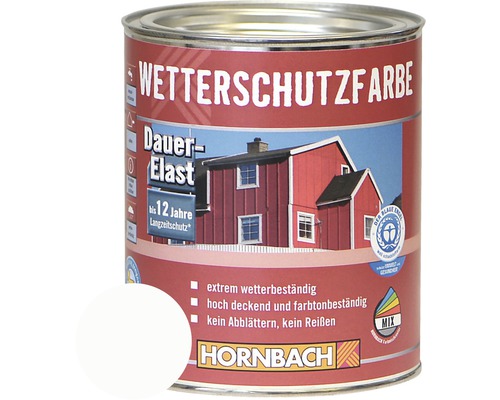 HORNBACH Houtverf Weerbestendige Verf Wit 750ml