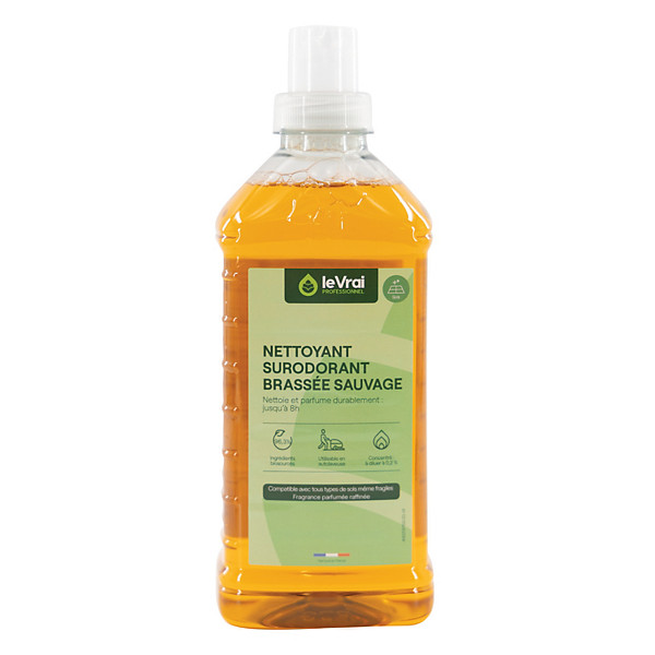 Nettoyant surodorant concentré Le Vrai Brassée Sauvage 1 L