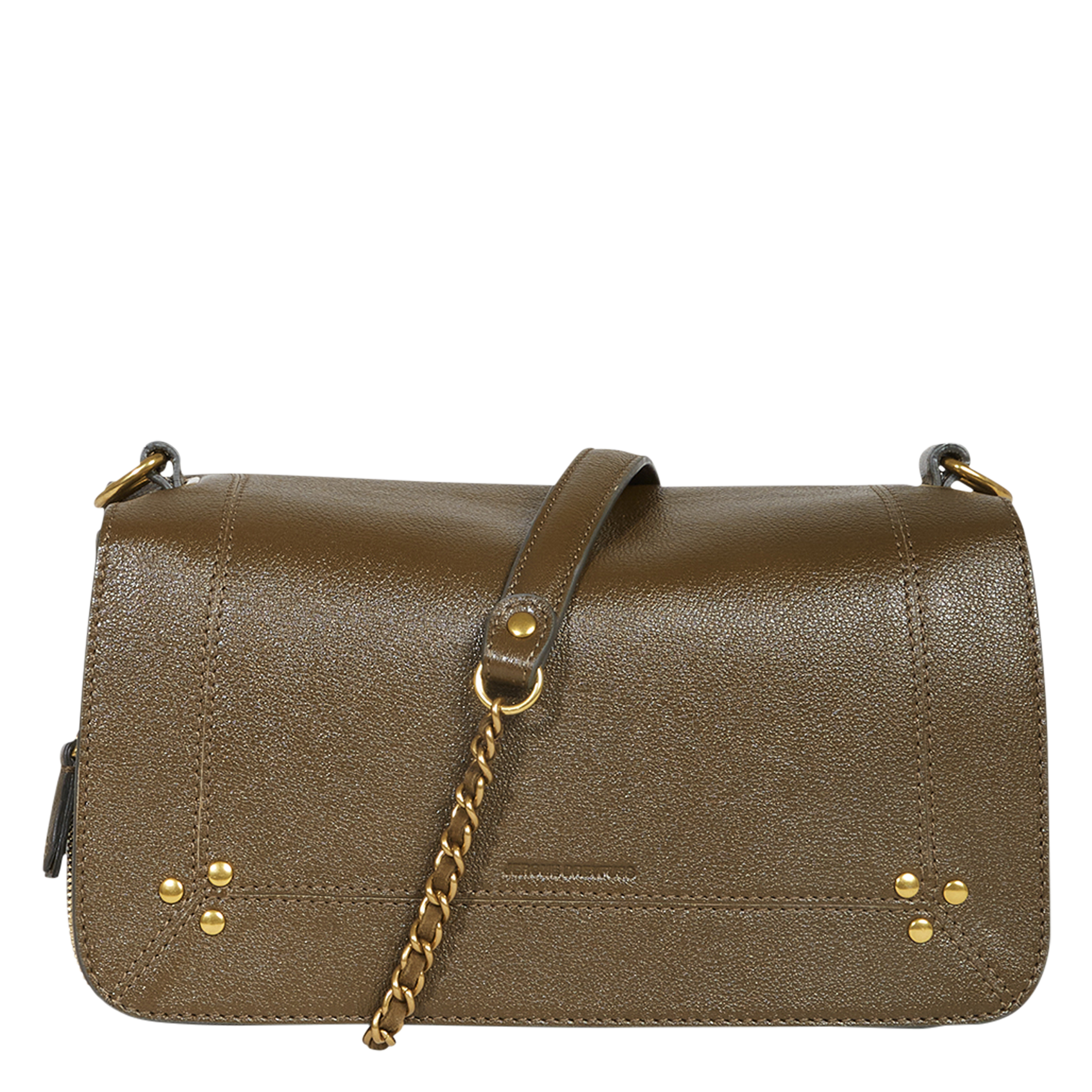 BOBI - Sac bandoulière en cuir | Kaki