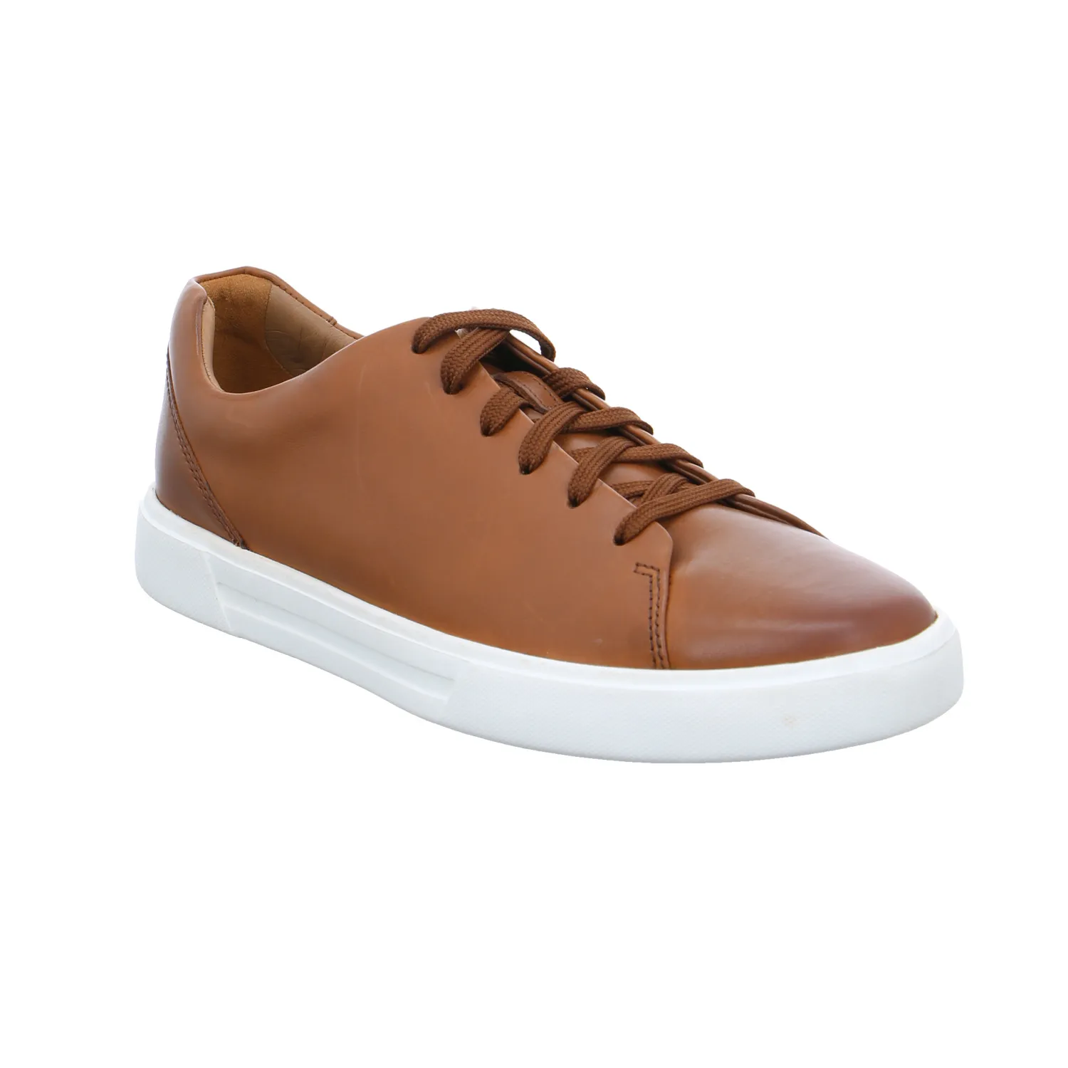 CLARKS Halbschuhe Sneaker Cognac Leder
