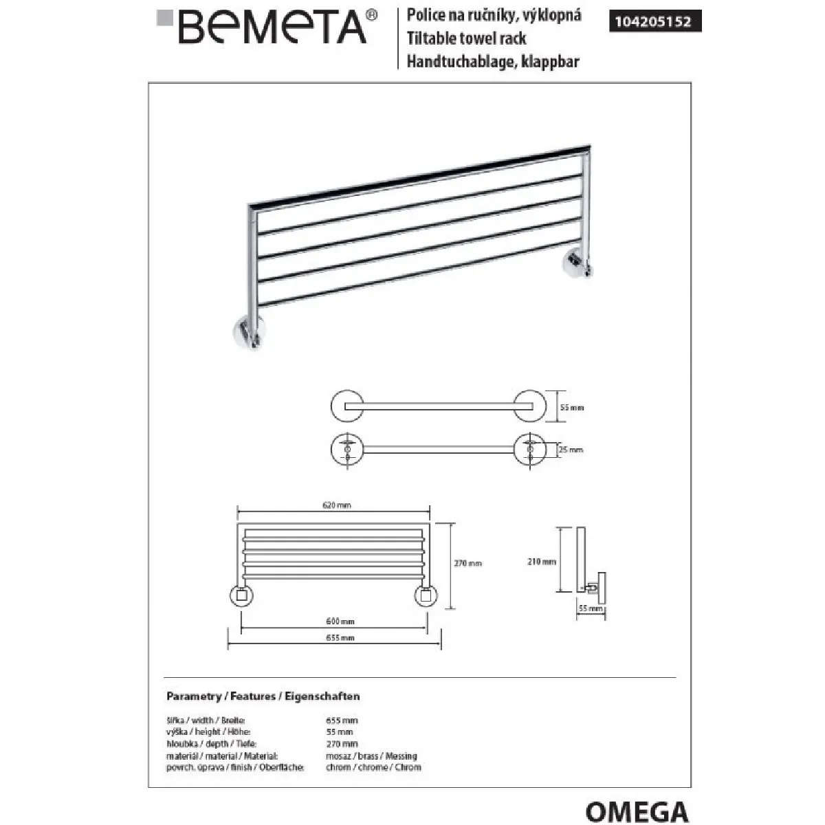Bemeta - Maison De La Tendance Bemeta Omega