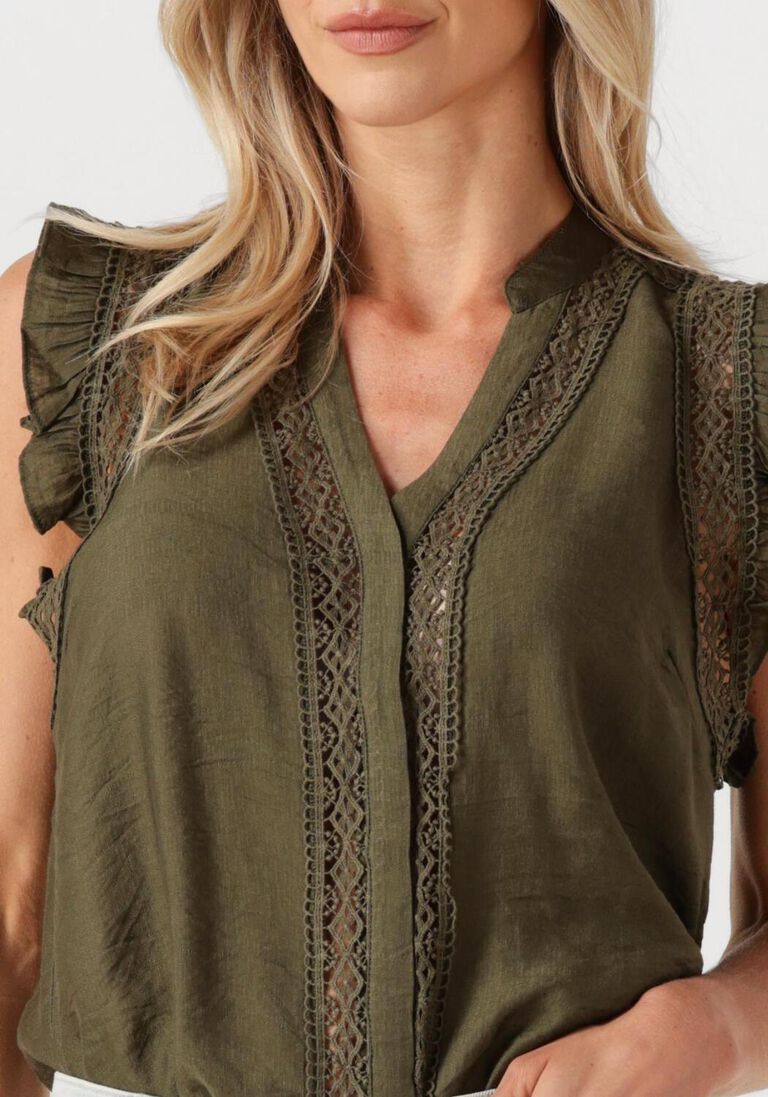 olijf co'couture top caryncc frill top