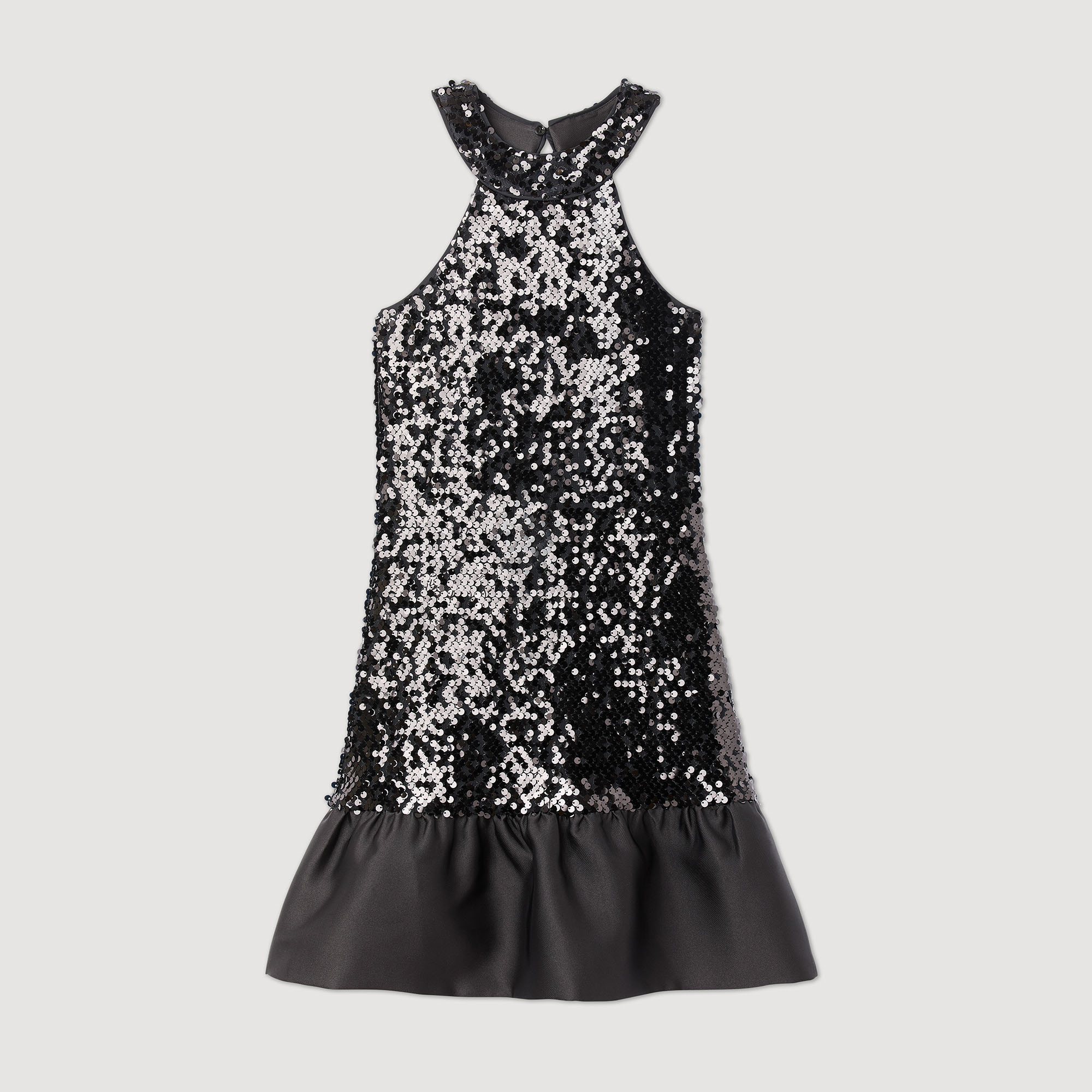 Robe courte á paillettes