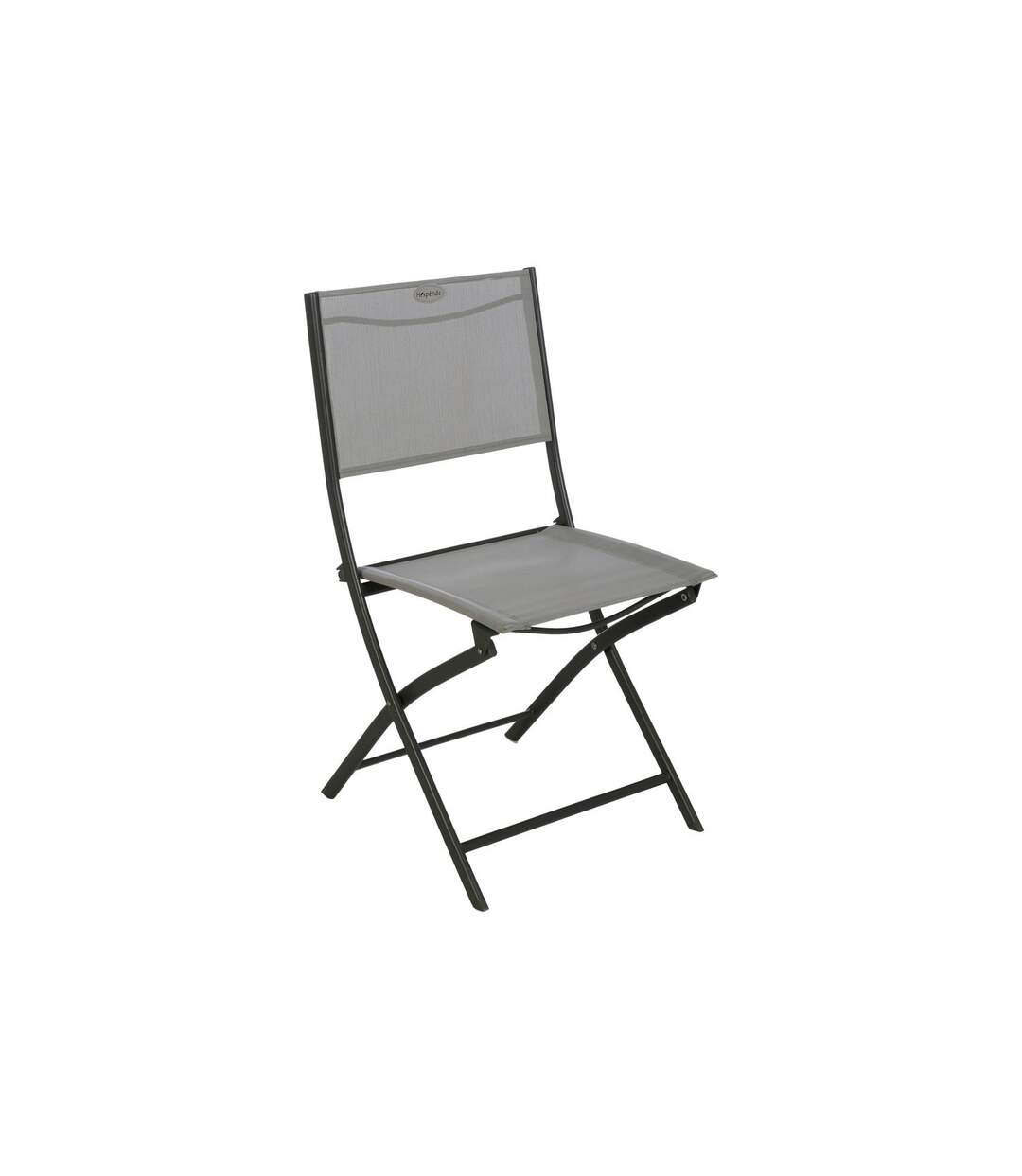 Chaise de jardin pliable Modula - Gris galet et graphite