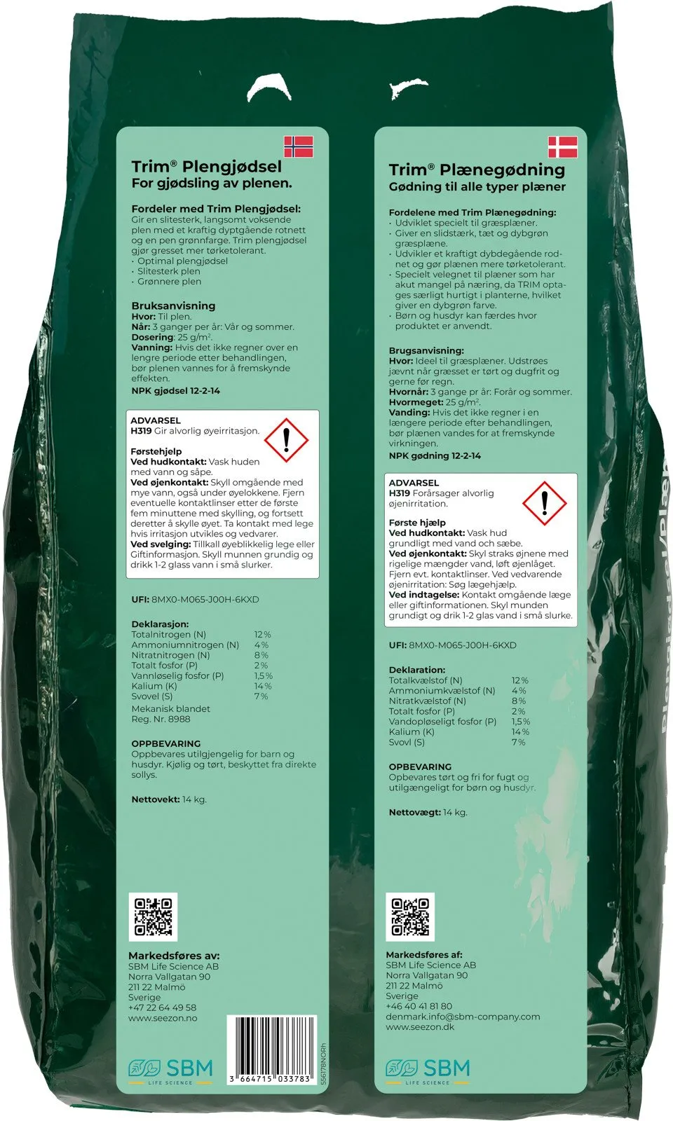 Trim® Plænegødning - 14kg