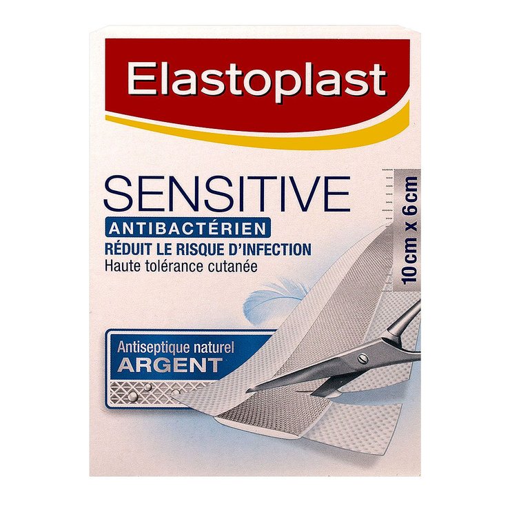 10 pansements antibactériens Sensitive