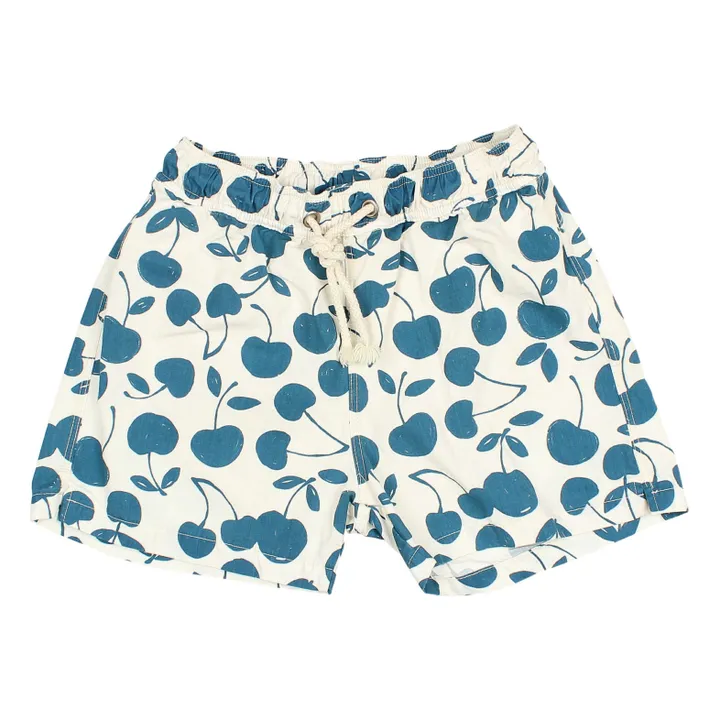 Búho Short de Bain Cerises | Ecru