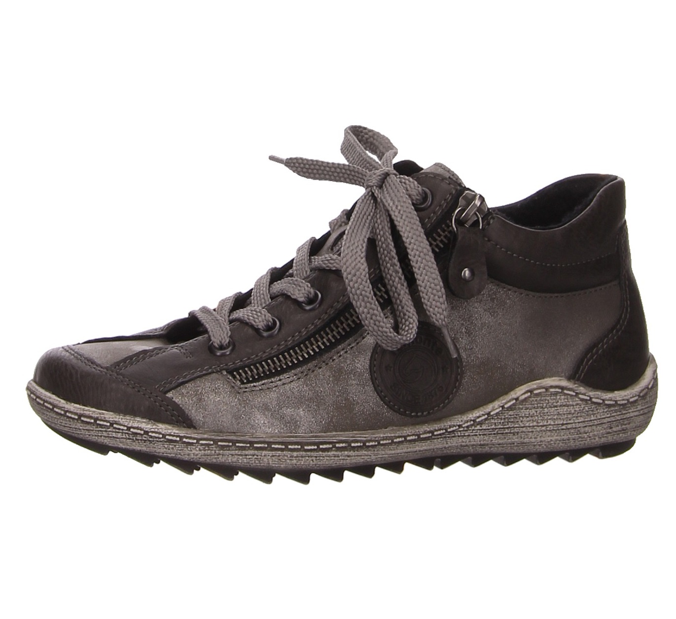 Remonte Schnürschuh grau grau