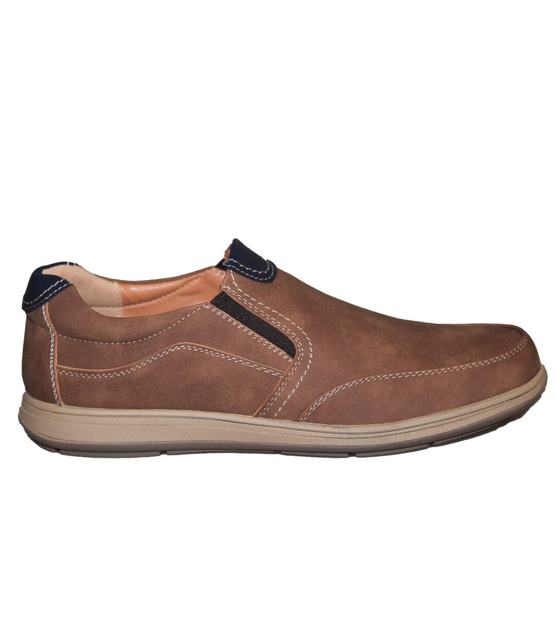 Scimitar - Chaussures décontractées Twin Gusset - Homme (Marron clair) - UTDF1617