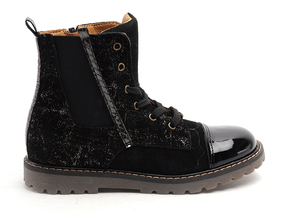 Gbb boots bottine enfant abigo noir