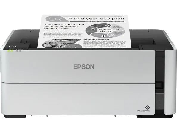 Epson EcoTank ET-M1180 - Printer - S/H - Duplex - blækprinter - kan genopfyldes - A4/Legal - 1200 x 2400 dpi - op til 20 spm - kapacitet: 250 ark - USB 2.0, LAN, Wi-Fi