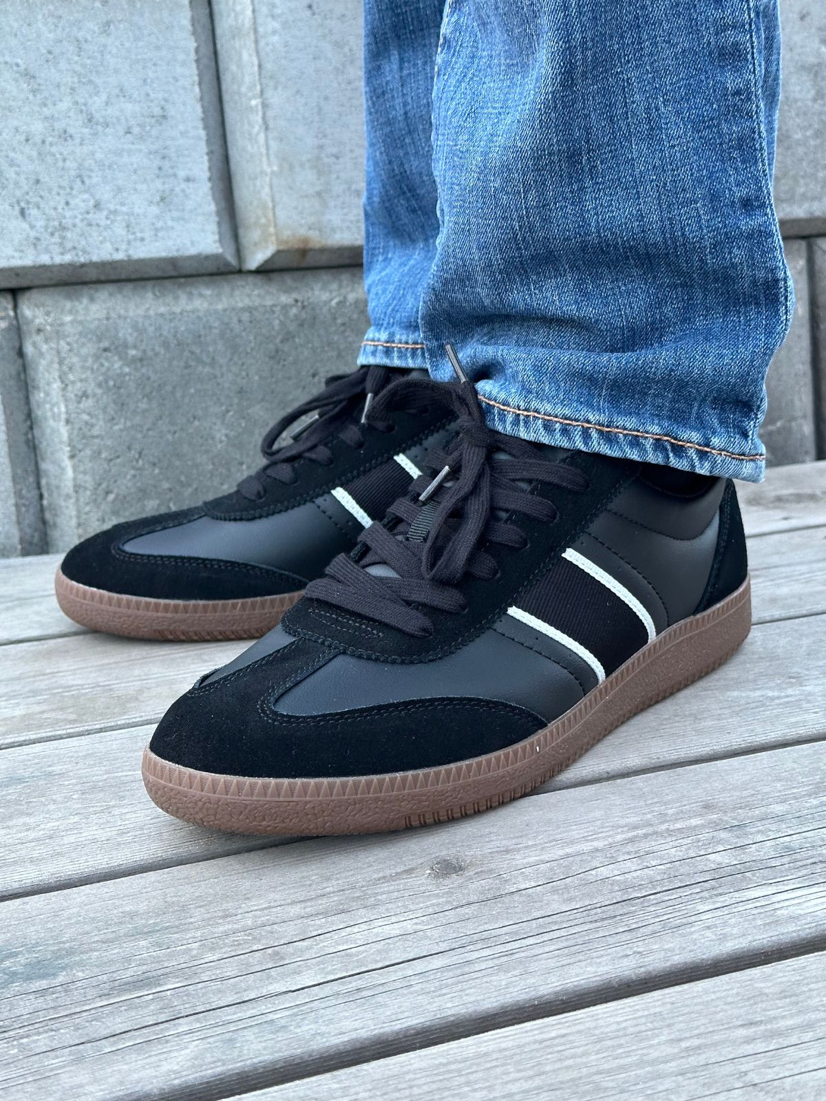 Jean Paul - Sancy Sneakers Black - Trapes Sko