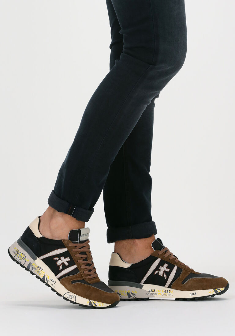 PREMIATA cognac premiata lage sneakers lander