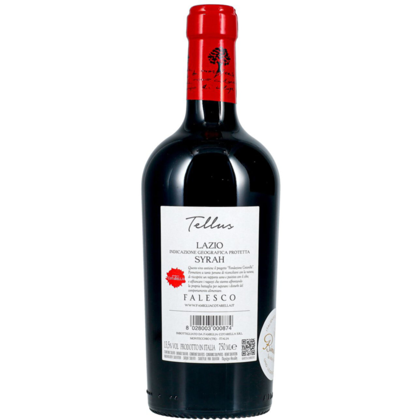 Lazio IGP Syrah Fattoria Tellus Falesco -75cl