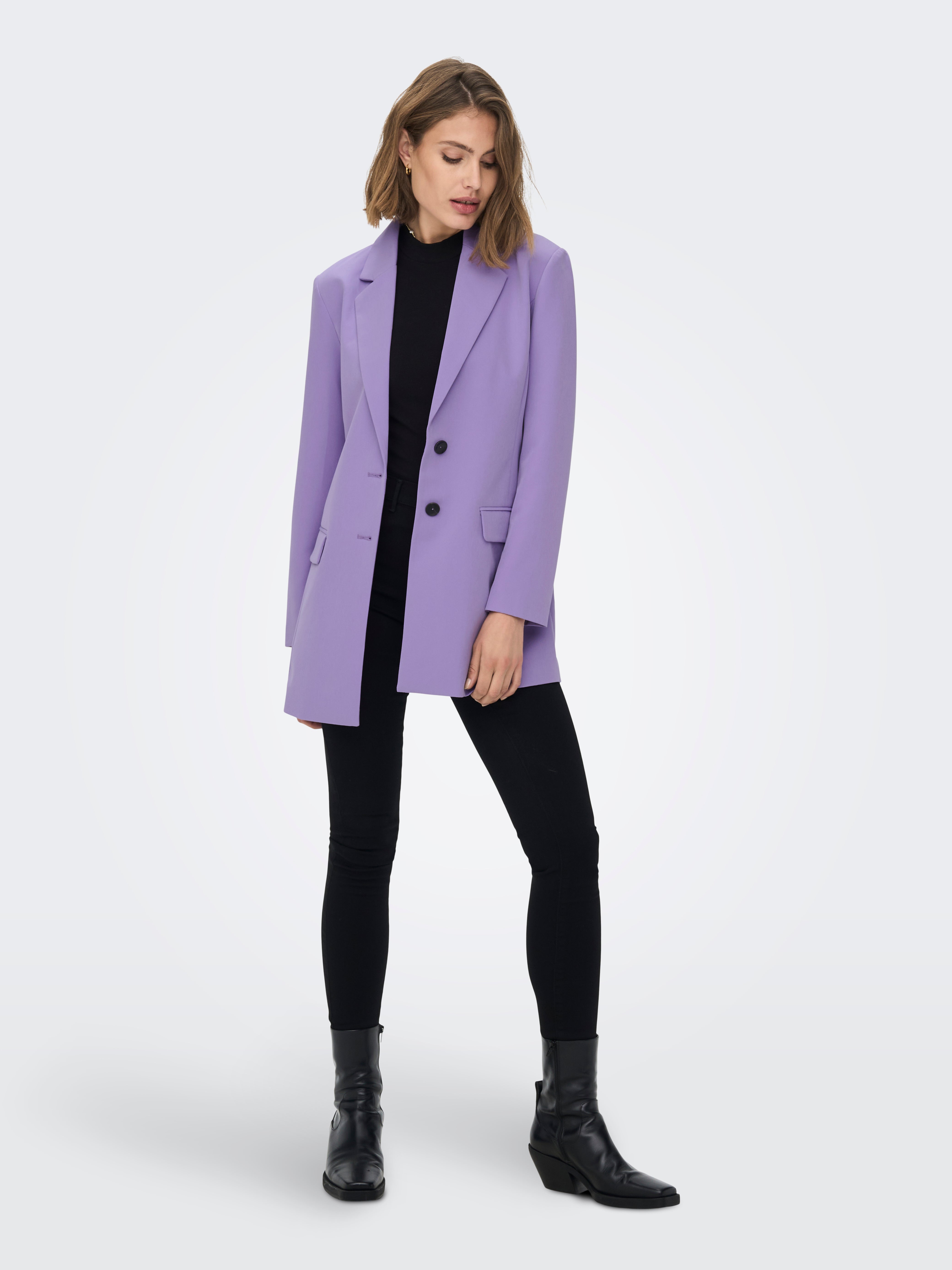 ONLNEW Blazer Paisley Purple