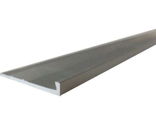 Profielstrip eindkap Slate-Lite F-Line zilver 2,5 m