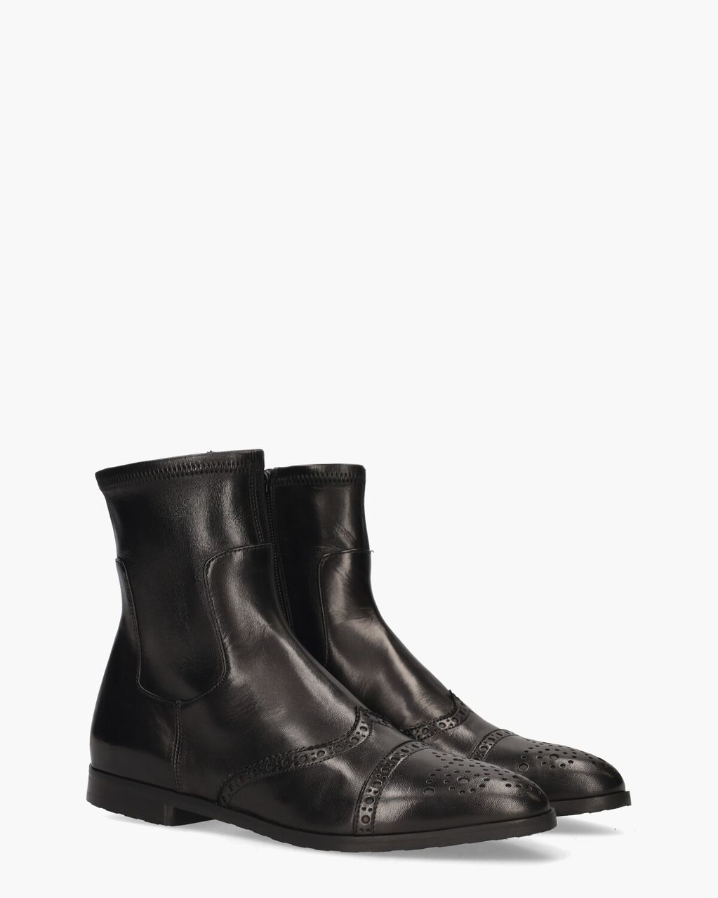 Truman's 9016 Zwart Dames Enkelboots