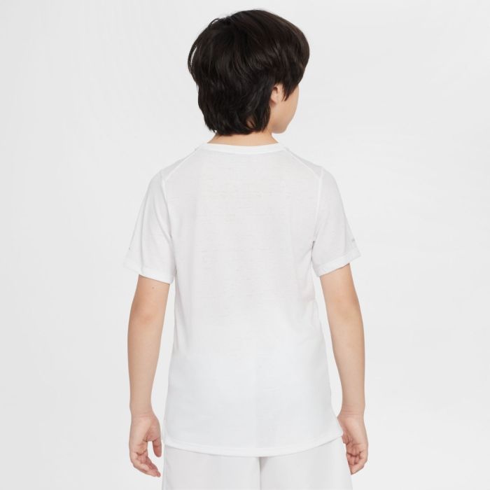 Nike Junior T-shirts Dri-Fit Miler Hvid
