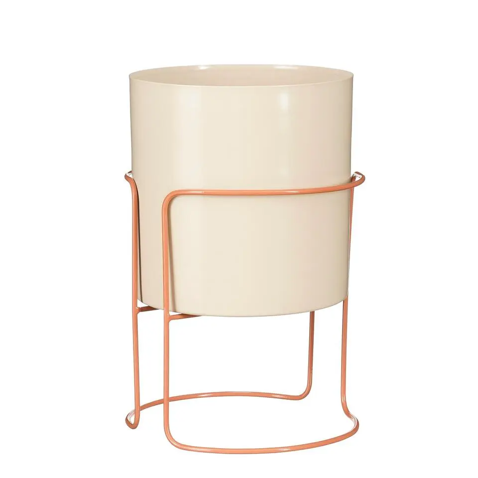 Mica Decorations Collins Bloempot op Standaard - H33 x Ø22 cm