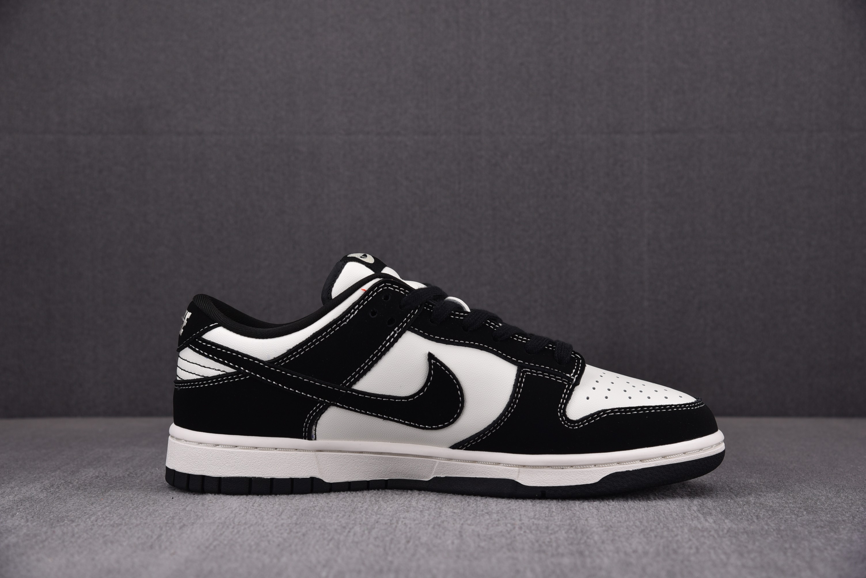 Nike Dunk Low Custom Sneakers black and white