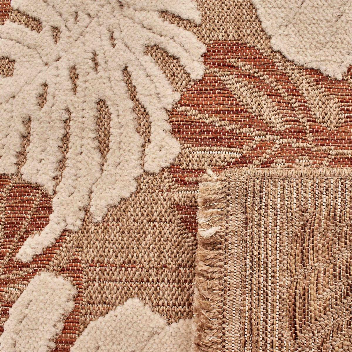 Tapis extérieur marron 120x170 cm