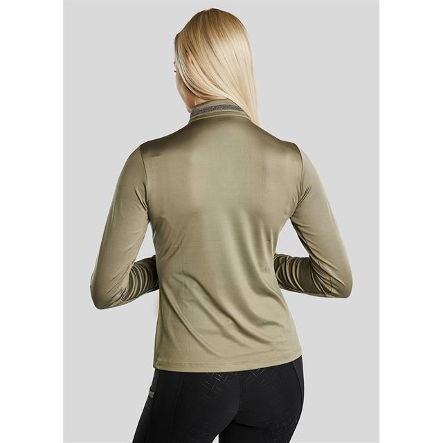 Trainingsshirt Montar MOGaia Brushed Gun Metal Middengroen