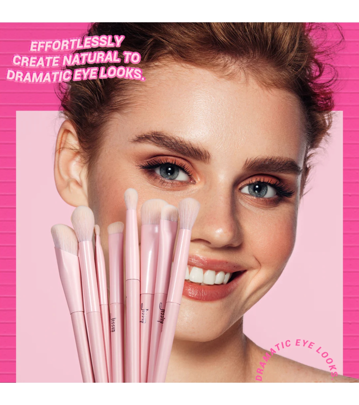 Jessup Beauty - *Makeup Lover Collection IV* - Conjunto de 14 pincéis - Crystal Pink