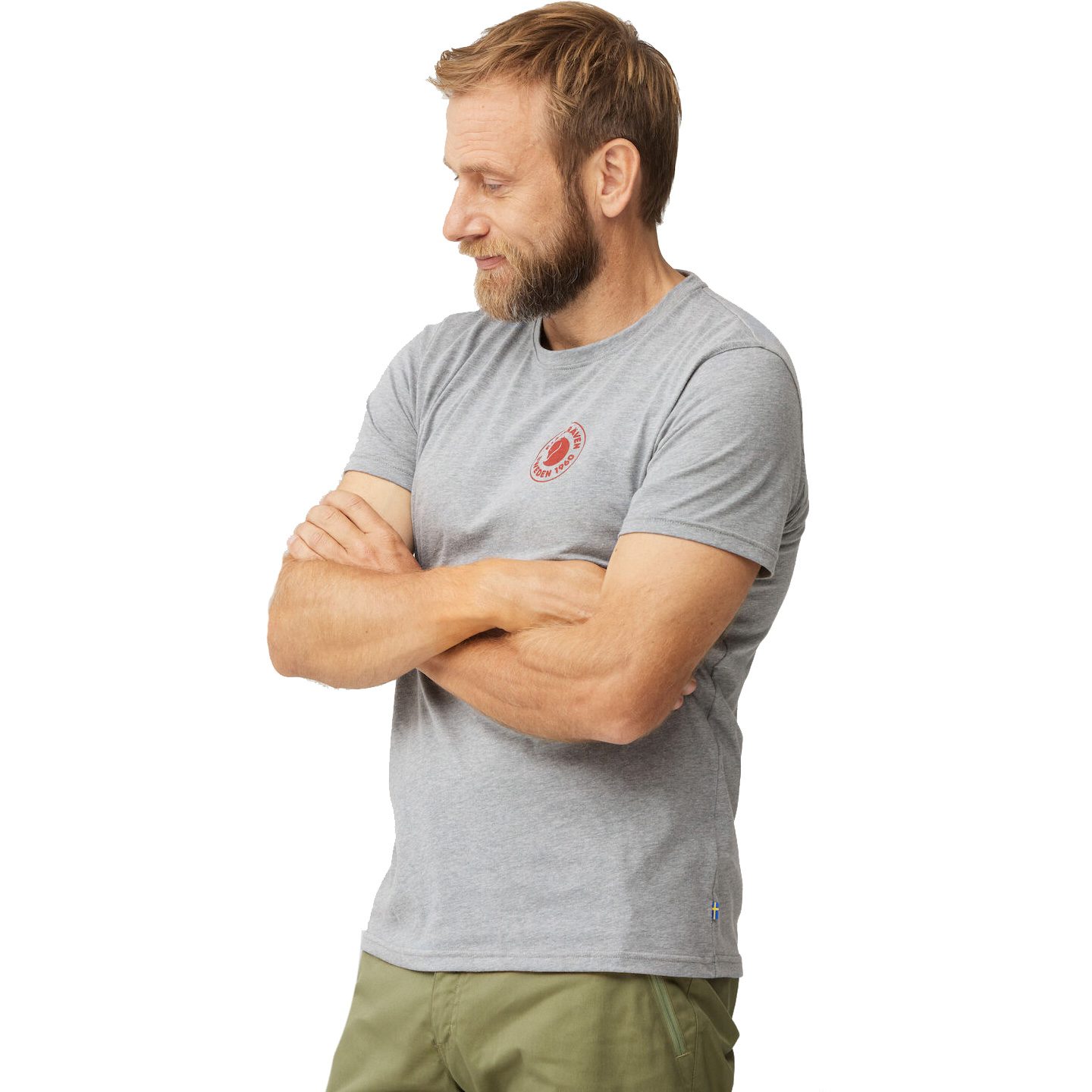 Fjällräven 1960 Logo T-Shirt Herren grey melange